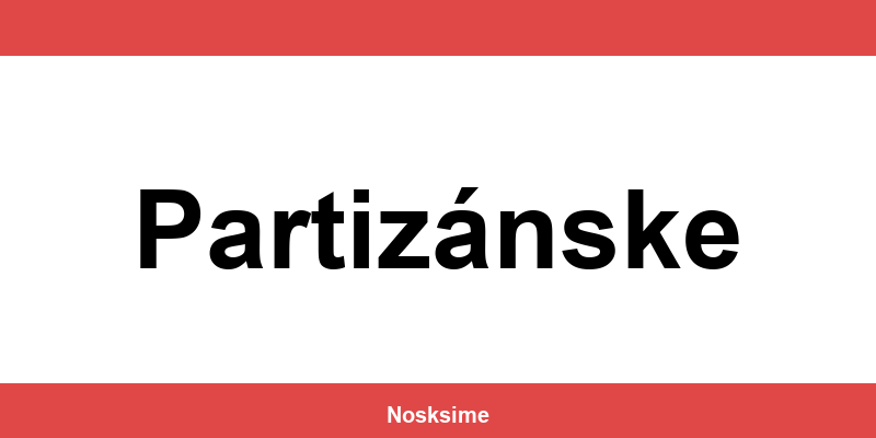 Kontakt na obchod Sinsay v lokalite Partizánske
