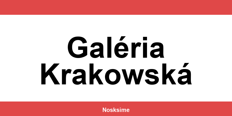 Kontakt na obchod Sinsay v lokalite Galéria Krakowská