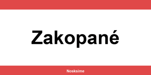 Kontakt na obchod Sinsay v lokalite Zakopané